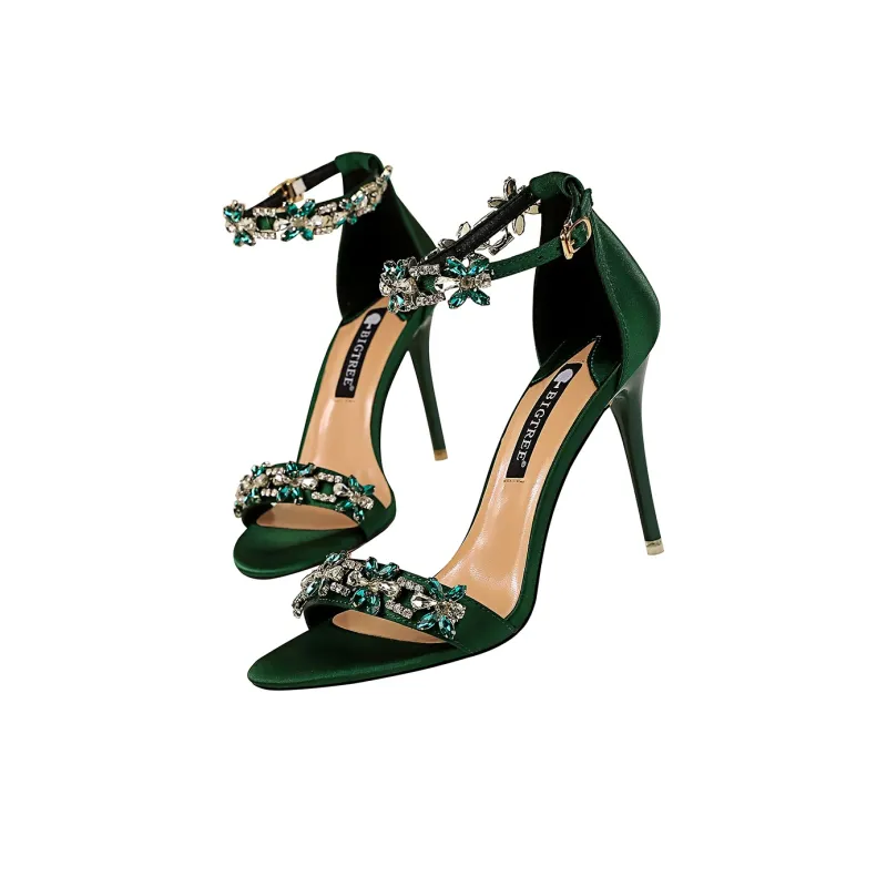 QITUMAUL One Strap Sandals Women's-5