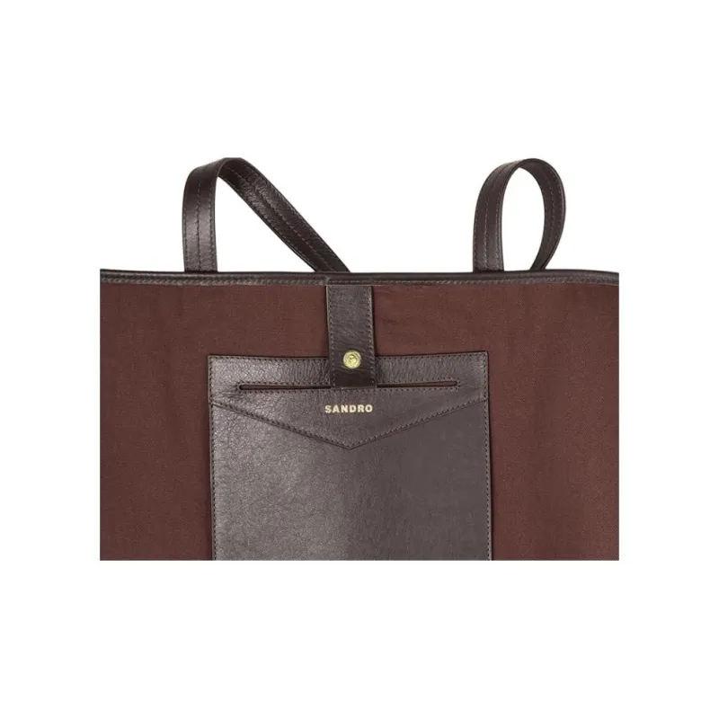Sandro Suede Tote Bag-2