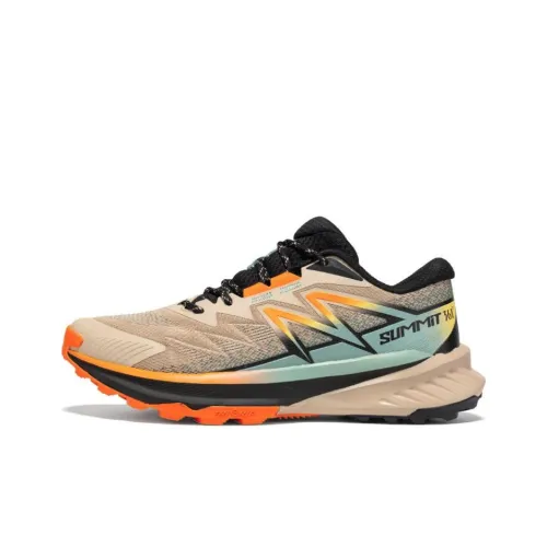 361° Durable Lightweight Cushioning Low-Top Casual Running Shoes Men's Orange Black