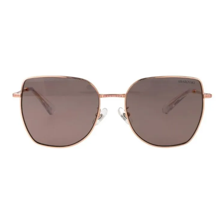 Swarovski Geometric Frame Sunglasses-2