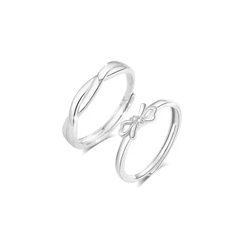 BLANK IN BLANK 999 Fine Silver Rings Unisex