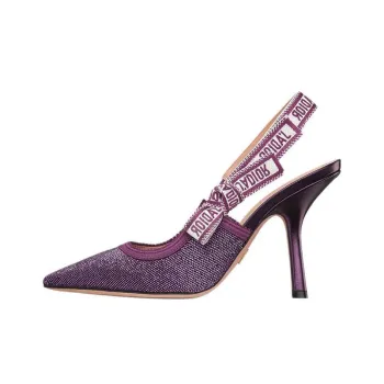 DIOR J'Adior Slim Heel High Heels 10cm Women's Purple