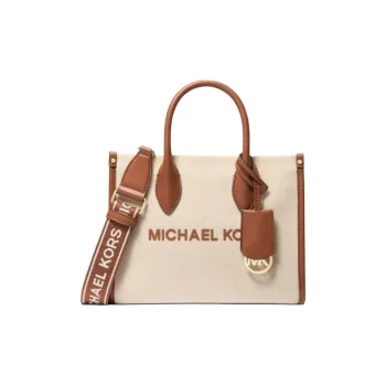 MICHAEL KORS Mirella Fabric Handbag Small Size Women's Brown