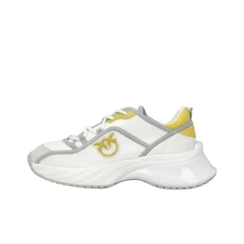 PINKO Logo Patch Lace Up Sneakers Women's