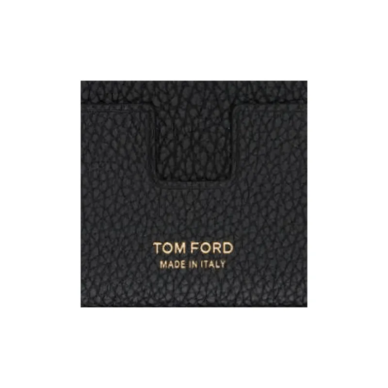 TOM FORD Logo Printed Hooked Card Holder-2