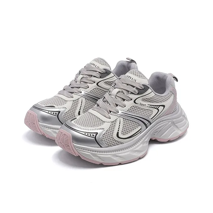 FIVE PLUS Anti Slip Wear Resistant Low Top Chunky Sneakers Women's-2