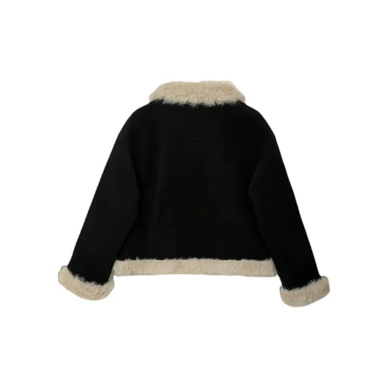 PAIN OR PLEASURE Puffer Jacket Women's Black-1