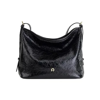 BEMIX PETS Tortoise Crackle Oil Wax Cow Leather Shoulder Bag Regular Women's Multicolor