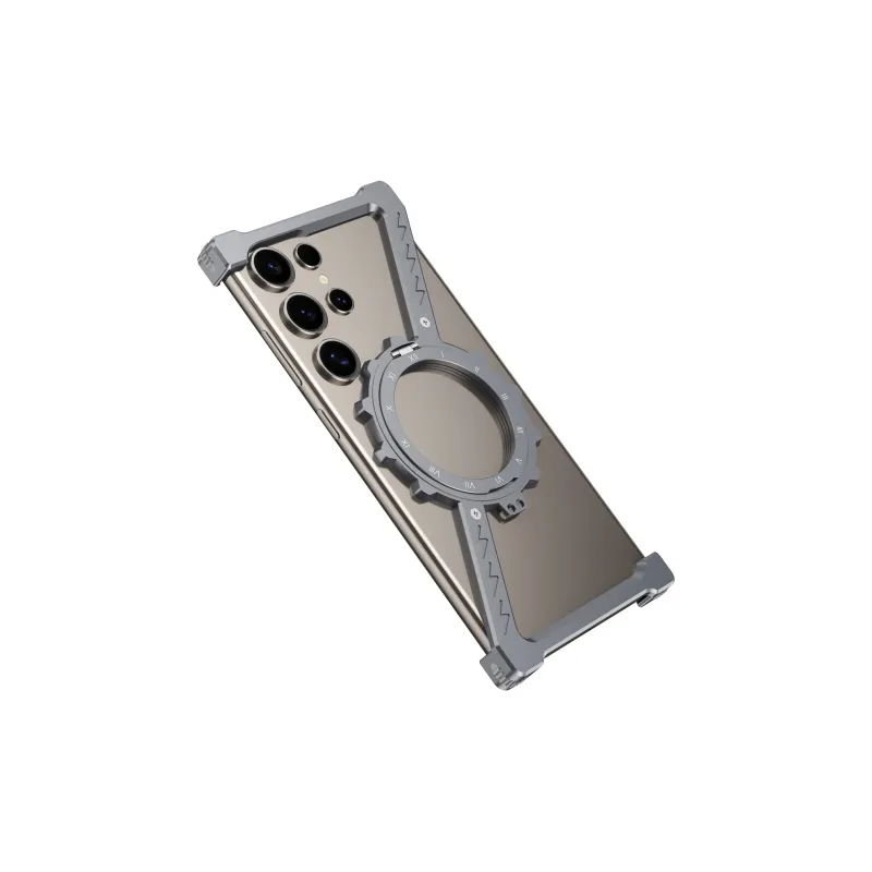 ZHUOJI Metal Z Mechanical Gear Phone Cases Compatibility Samsung Samsung S25Ultra/S24Ultra/s24Ultra/s23//s22-2