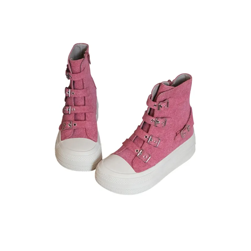 MCKP High-Top Canvas Shoes Women's-5