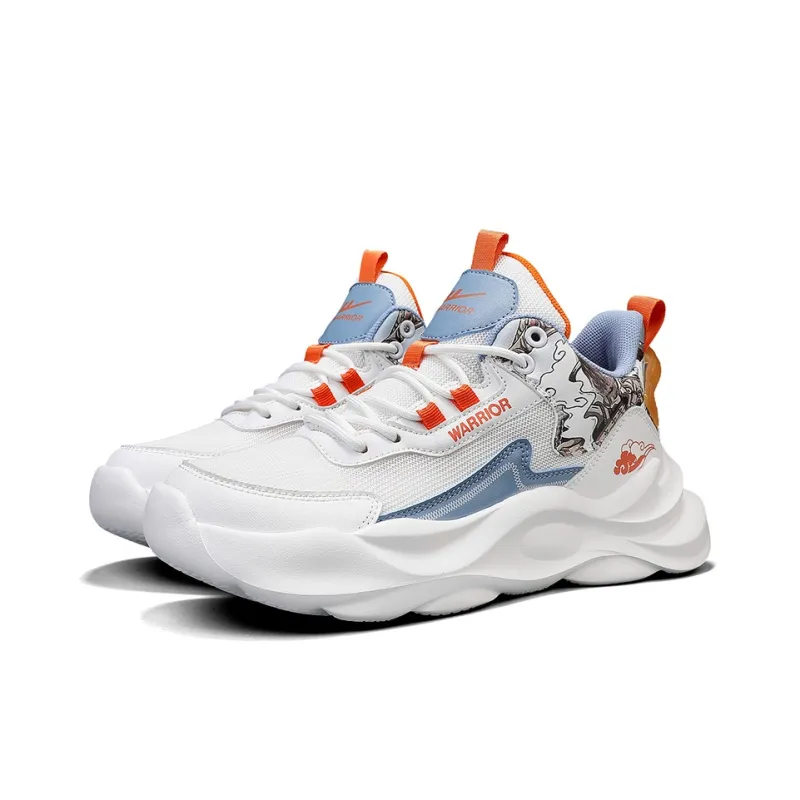 Warrior Cushioning Lightweight Slip-Resistant Mid-Top Basketball Shoes Men's-2