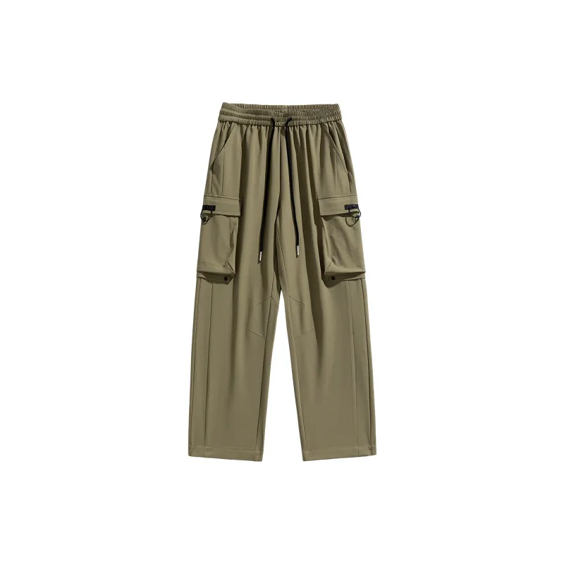 GY.VG Cargo Pants Unisex Brick Red-16