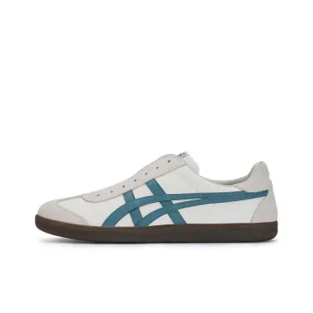 Onitsuka Tiger Tokuten Anti Slip Wear Resistant Low Top Skateboard Shoes Unisex White Green