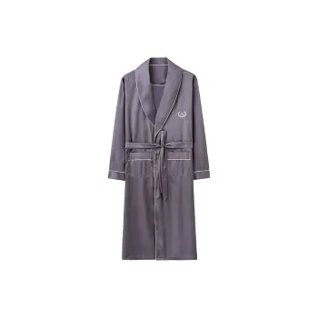 Huggy Kissy Bath Robes Men's Dark Gray