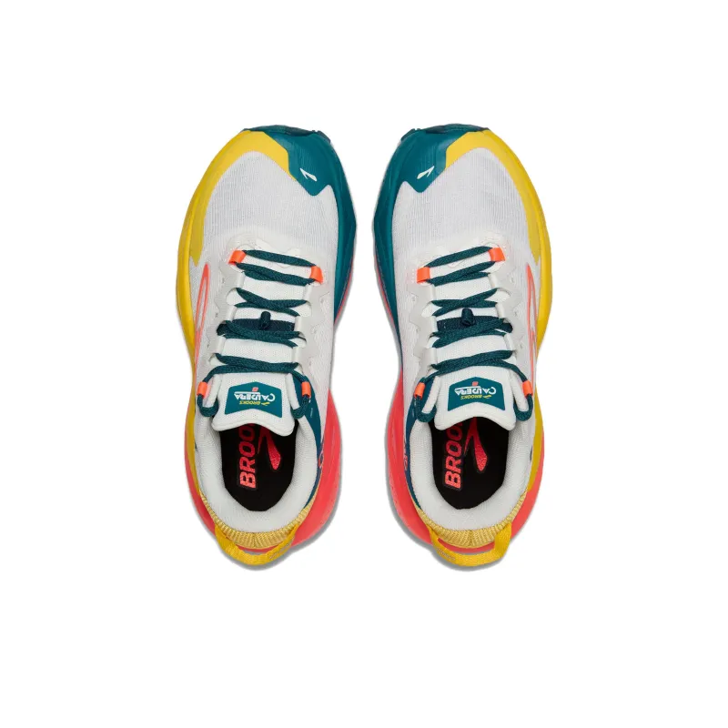 Brooks Caldera 8 Bit Of Blue Quince Flame Women's-3
