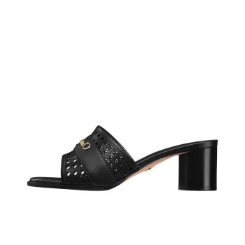 DIOR D Lane Slip Resistant Slide Slippers 5.5cm Women's Black