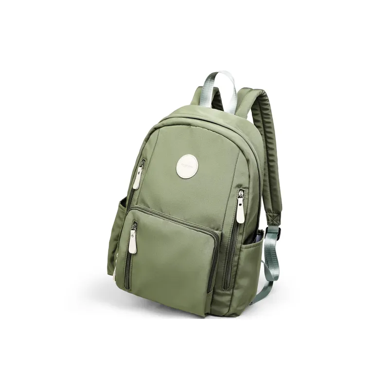 COMELY Fabric Laptop Backpack Regular Women's Ecru-5