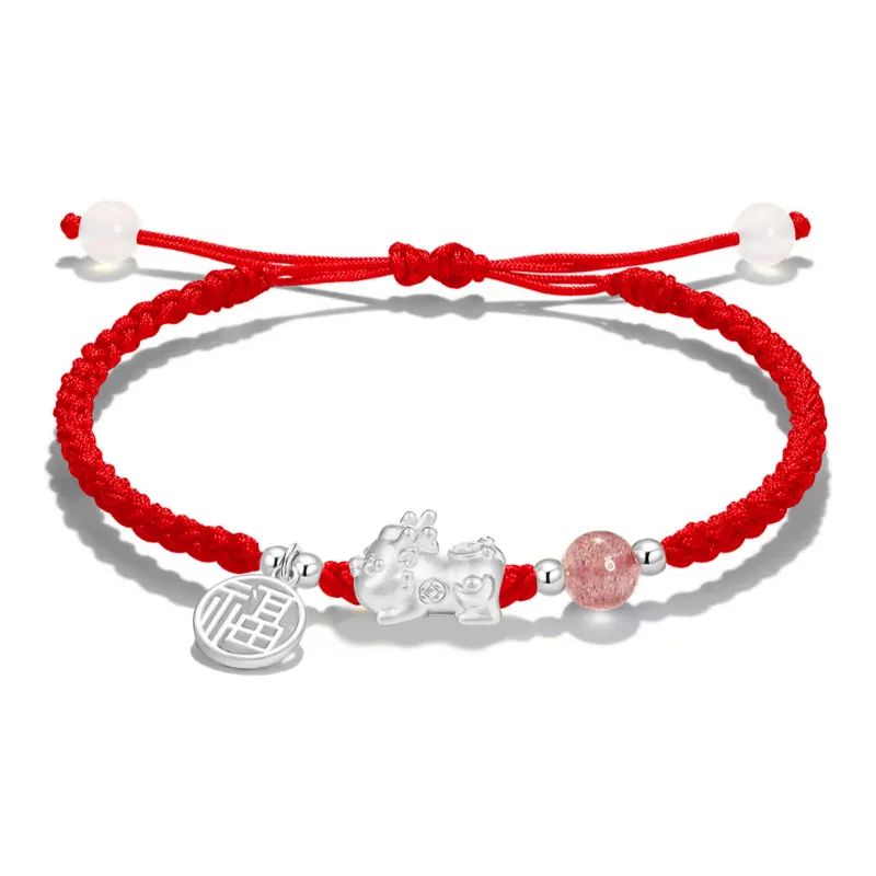 SINO GEM S999 Fine Silver Bracelets Unisex-5