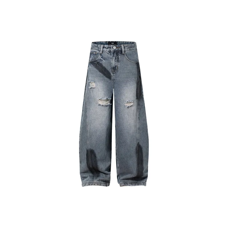 Cost Per Kilo Jeans Unisex Color Blocking-1