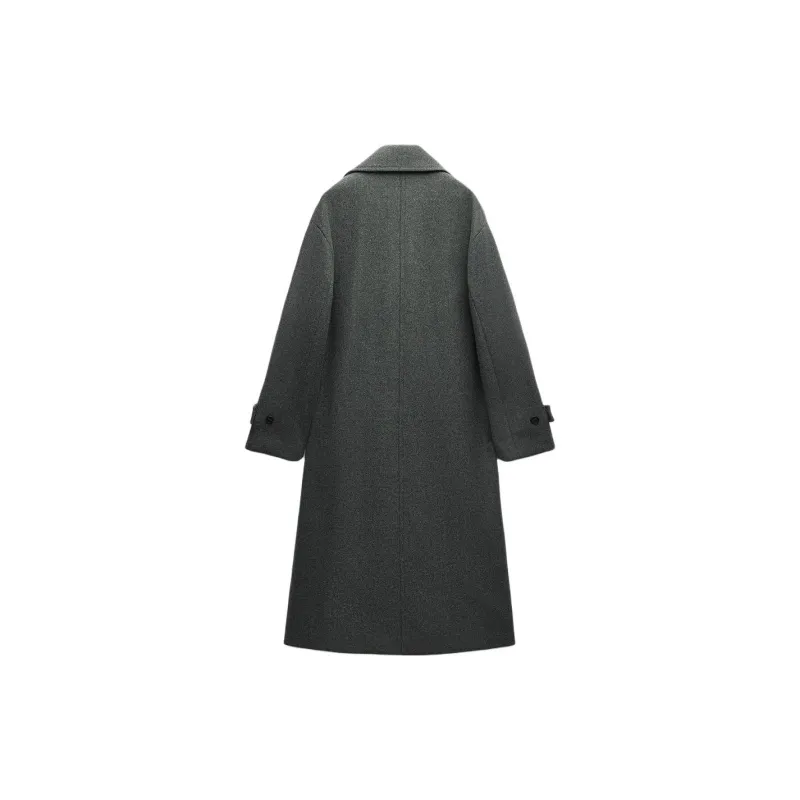 ZARA Valentine's Day Collection Coats Women's Gray-1