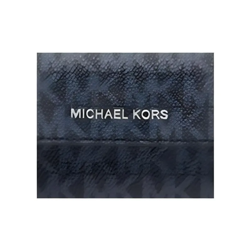MICHAEL KORS MK Cooper Artificial Leather Wallet Men's Dark Blue-3