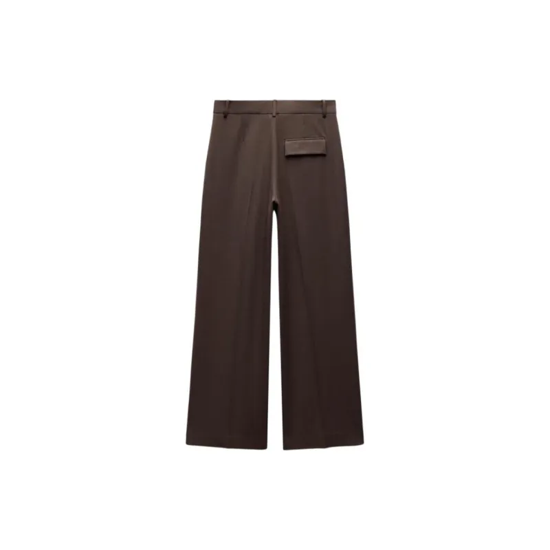 ZARA Valentine's Day Collection Casual Pants Women's Brown-1