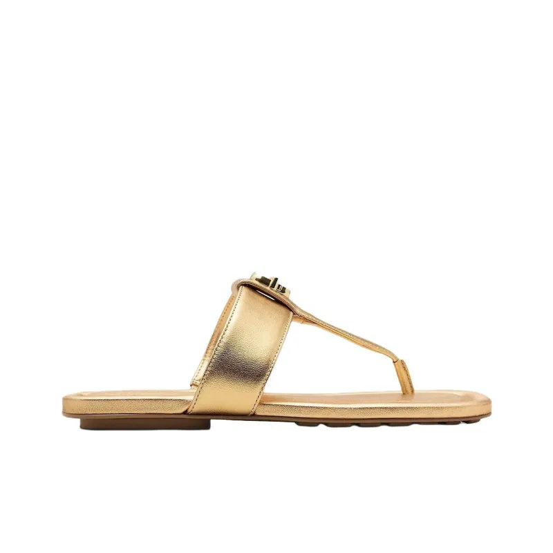 MARC JACOBS Flip Flops Women's Gold-1