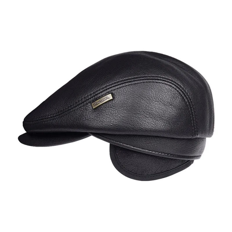 PIERRE CARDIN Goatskin Baseball Caps Men's-4