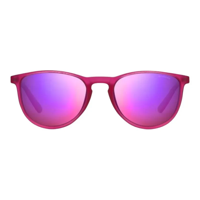 Polaroid Plastic Square Sunglasses Kids' Pink-1