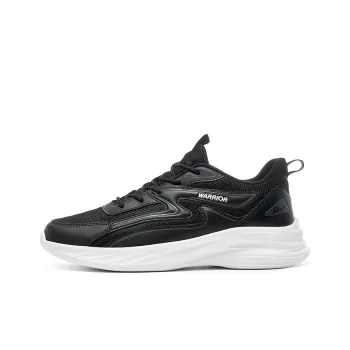 Warrior Wear resistant Lightweight Breathable And Non slip. Low Top Running Shoes Men's Black