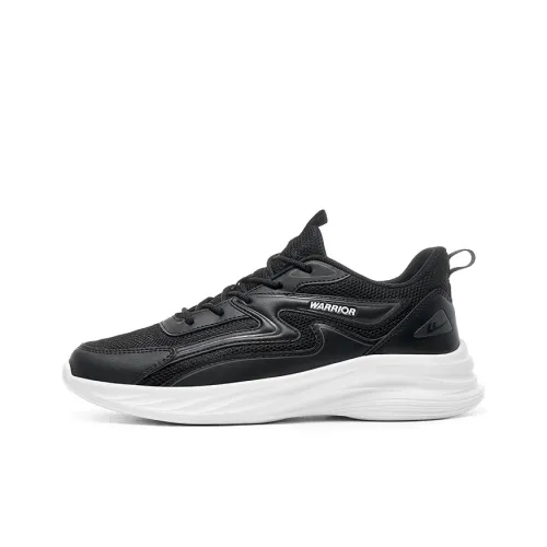 Warrior Wear resistant Lightweight Breathable And Non slip. Low Top Running Shoes Men's Black