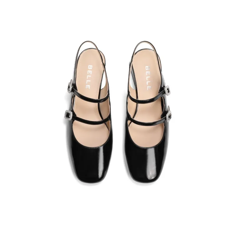 BELLE Block Heel High Heels Women's-6