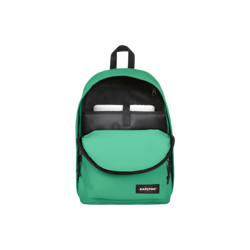 EASTPAK Leather Backpack Unisex Sapphire Green-3