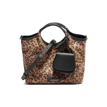 BELLE Fabric Handbag Women's Brown