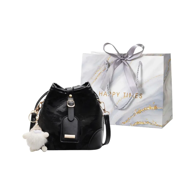 Miss Angel PU Crossbody Bag, Shoulder Bag, Outing Bag Regular Women's Black/White/Blue/Pink-5