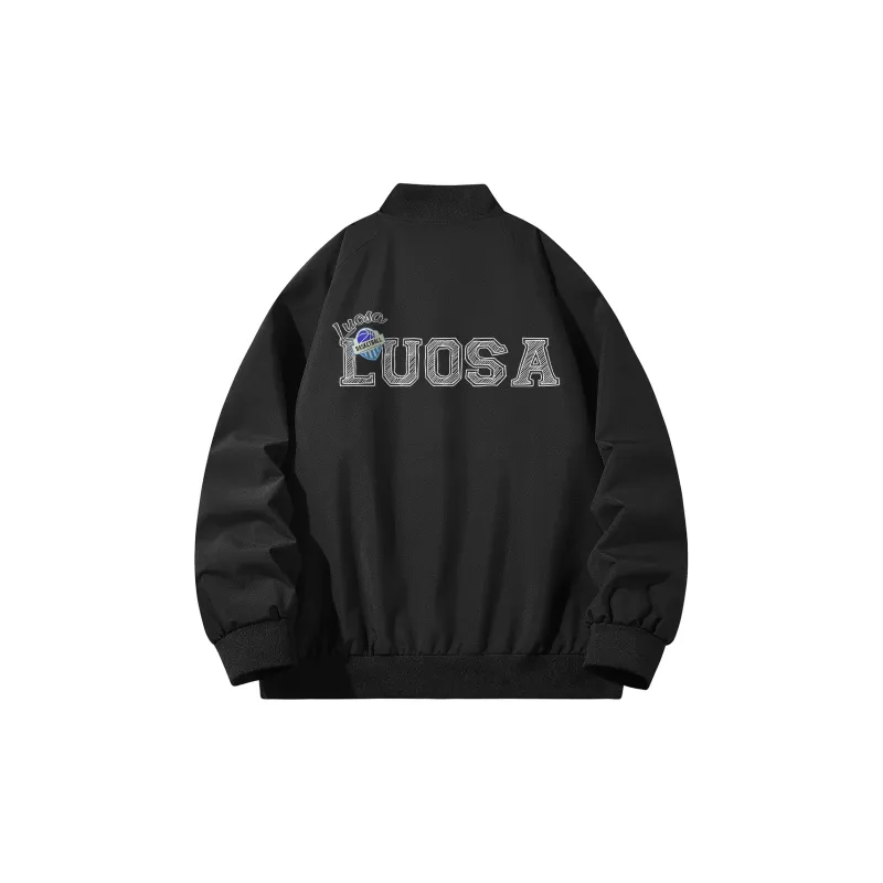 Luosamen Jackets Coats Unisex Black-1