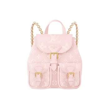 LOUIS VUITTON BACKUP Calfskin Backpack Women's Pink
