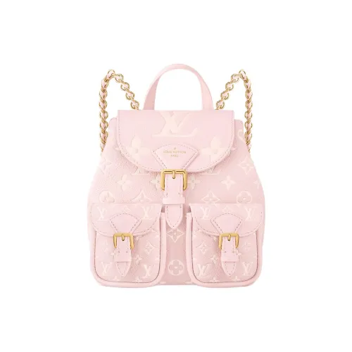 LOUIS VUITTON BACKUP Calfskin Backpack Women's Pink