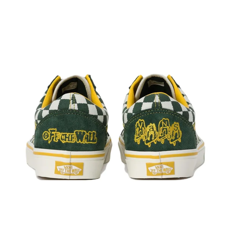 Rarebirth x Vans Old Skool Anti Slip Wear Resistant Low Top Skateboard Shoes Unisex Green-2
