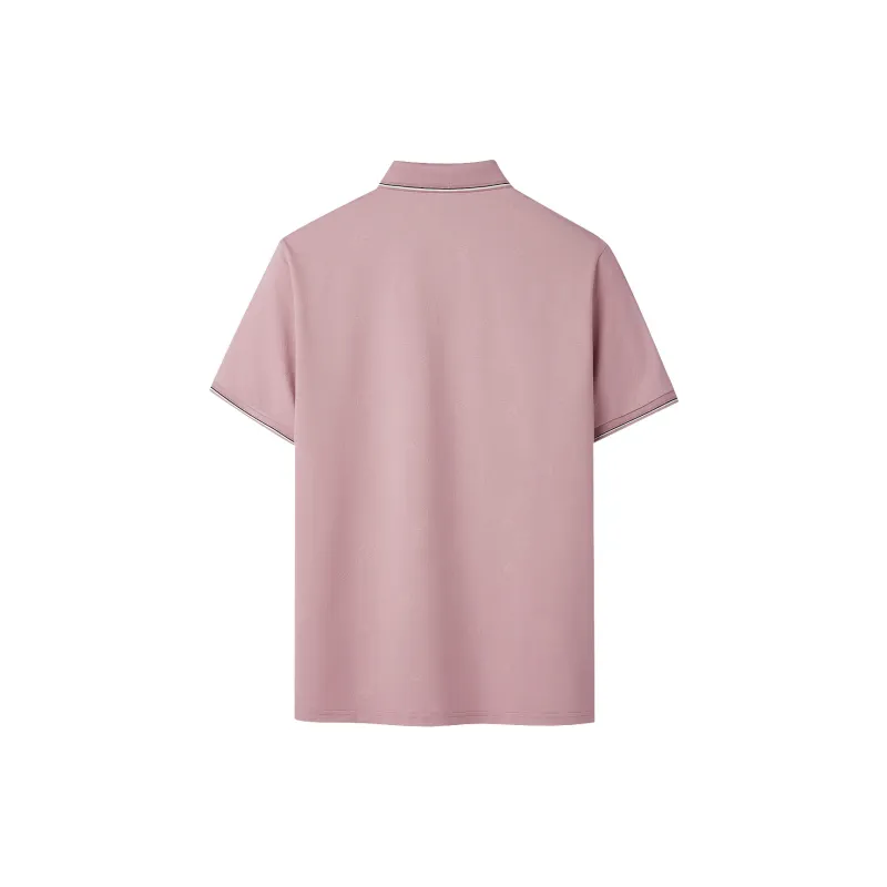 HLA Polo Shirts Men Pink 59-1