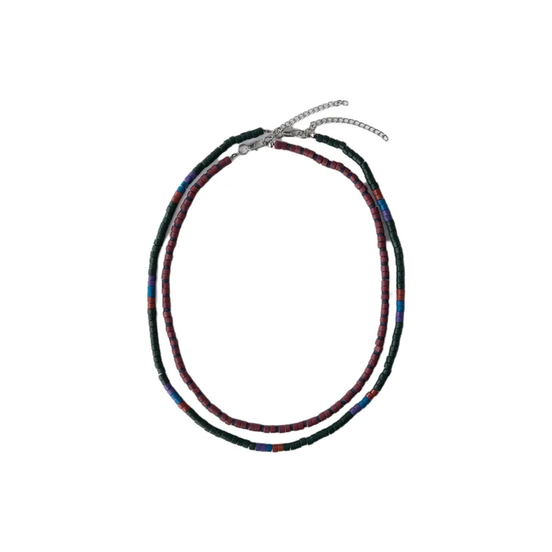 ZARA Mango Wood Iron Necklaces Kids' Green-1