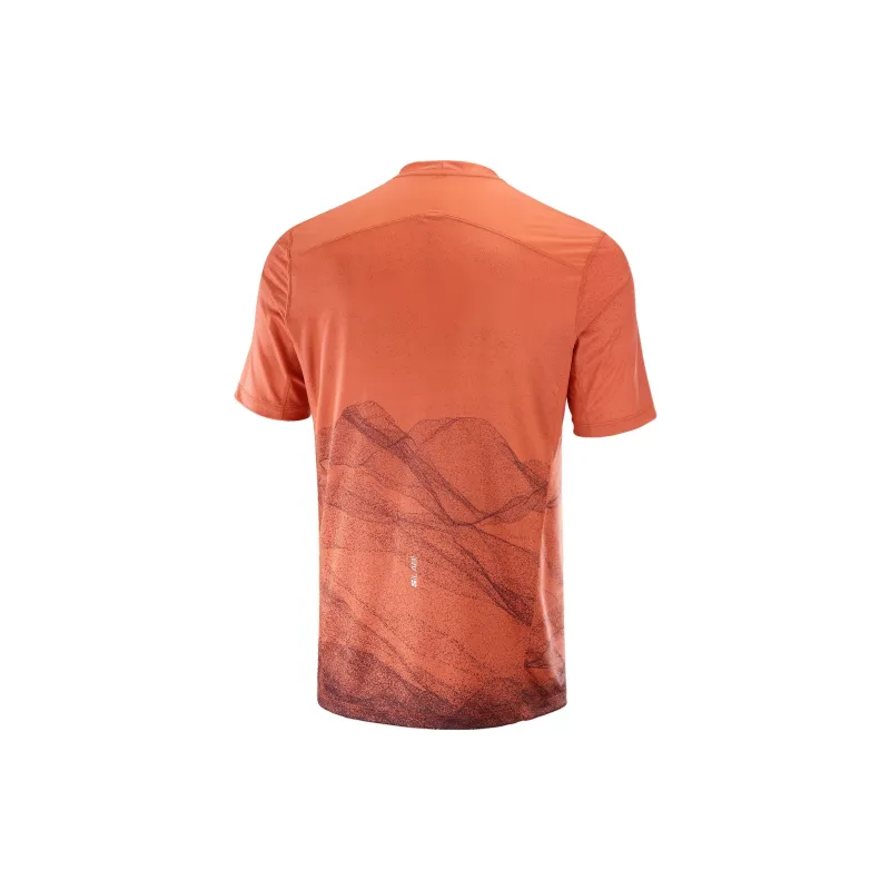 SALOMON S/LAB ULTRA T-Shirt Men's Burnt Tawny/Decadent Chocolate-1