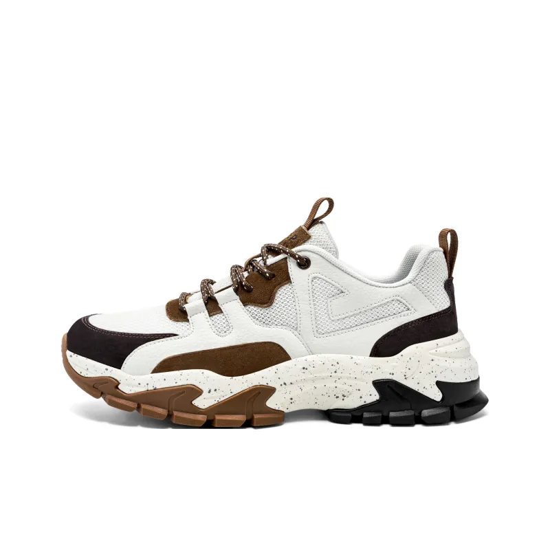 JEEP SPIRIT Chunky Sneakers Men Low Top Amber Brown-0
