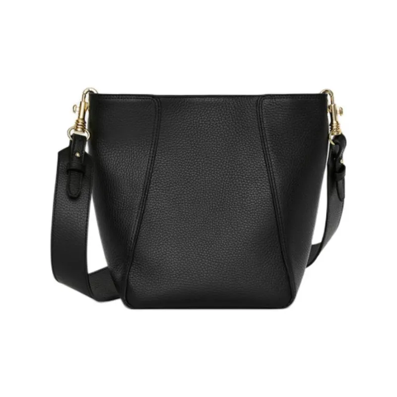 ARKET Cow Leather Bucket Bags Crossbody Bag Shoulder Bag Medium Size Women's Black/Brown-1