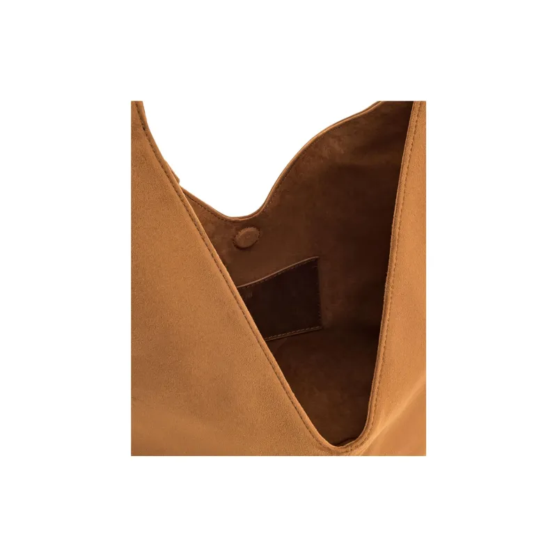 JW PEI Suede Hobo Bag Shoulder Bag Tubas Women's Yellow Brown-3