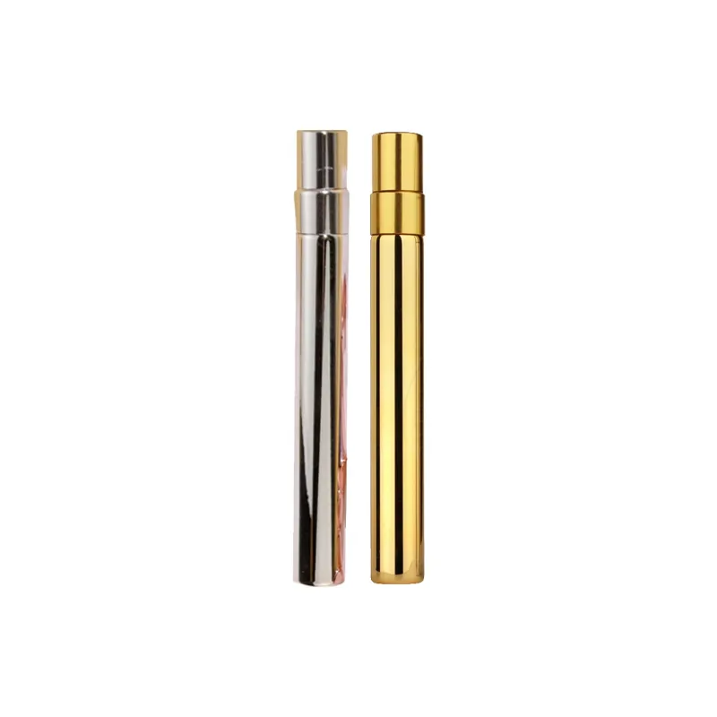 JIANYINGSHU 10ml Perfume Refill Bottle Travel Portable Sample Spray Magic Glass Empty Bottle Electroplated Push Button-48