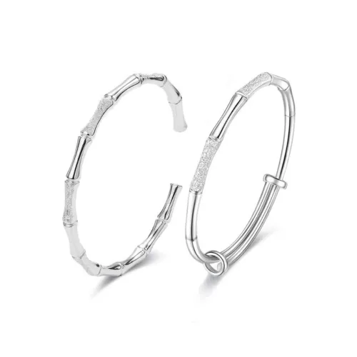 CGC S999 Fine Silver Adjustable Bangle Unisex