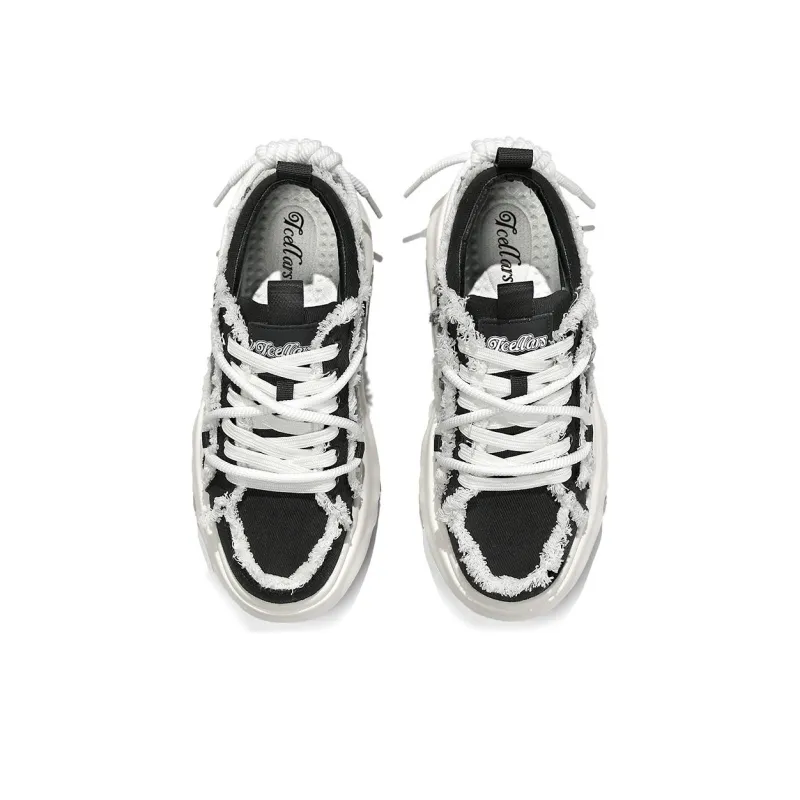 TCELLARS Abrasion Resistant Lightweight Breathable Height Increasing Low Top Skateboard Shoes Unisex-10