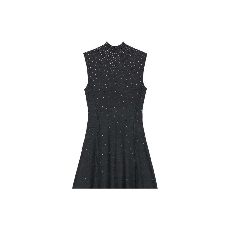 Maje Rhinestone embellished Maxi Dress-1
