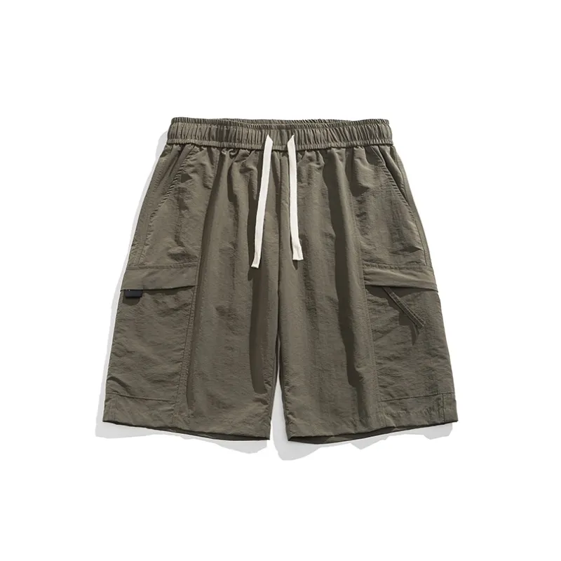 Warrior Huichao Open Ended Smile Collection Casual Shorts Unisex-12